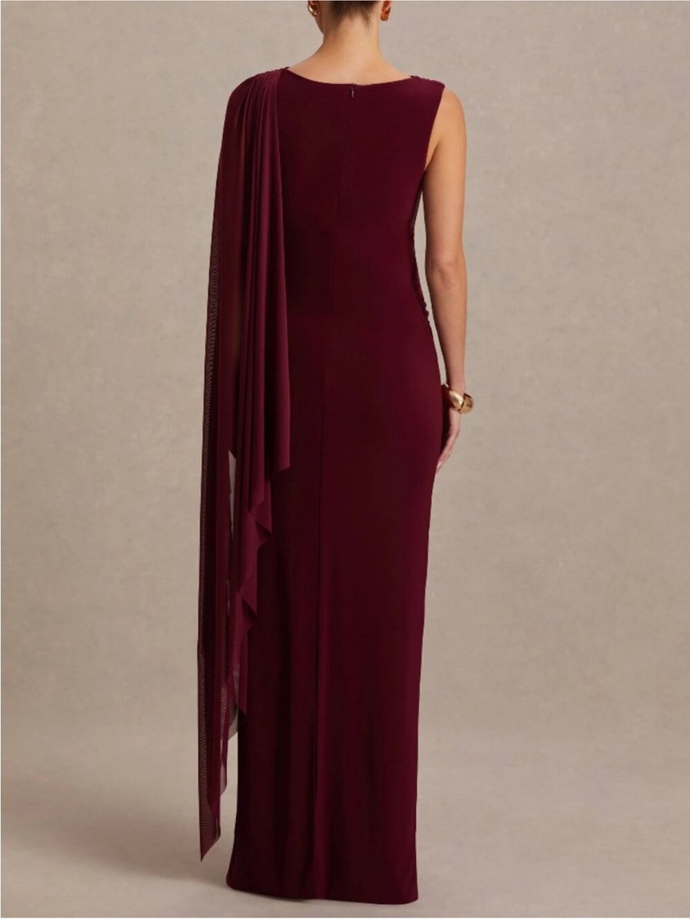 Maternity Wedding guest dress Club L London | Cristina Dress - Picture 4 of 9